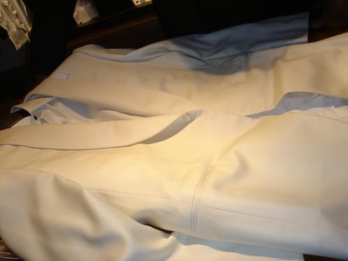 White dinner jacket.. custom made the custom jacket
